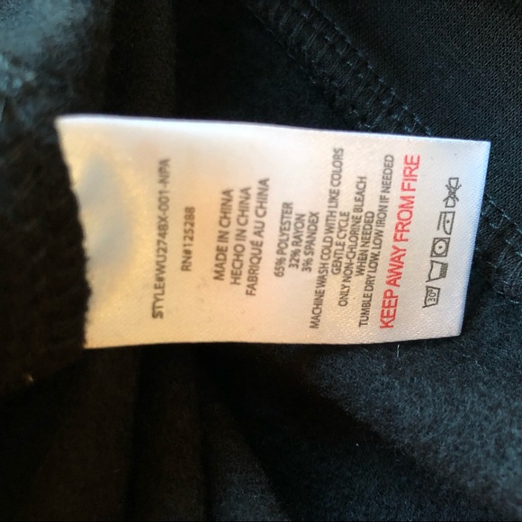 NWT 1X available; Rae Dunn candy coma sweatshirt; black - Picture 5 of 5